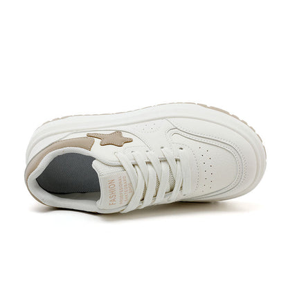 Damen Sneaker Hochplateau Atmungsaktiv Sportlich