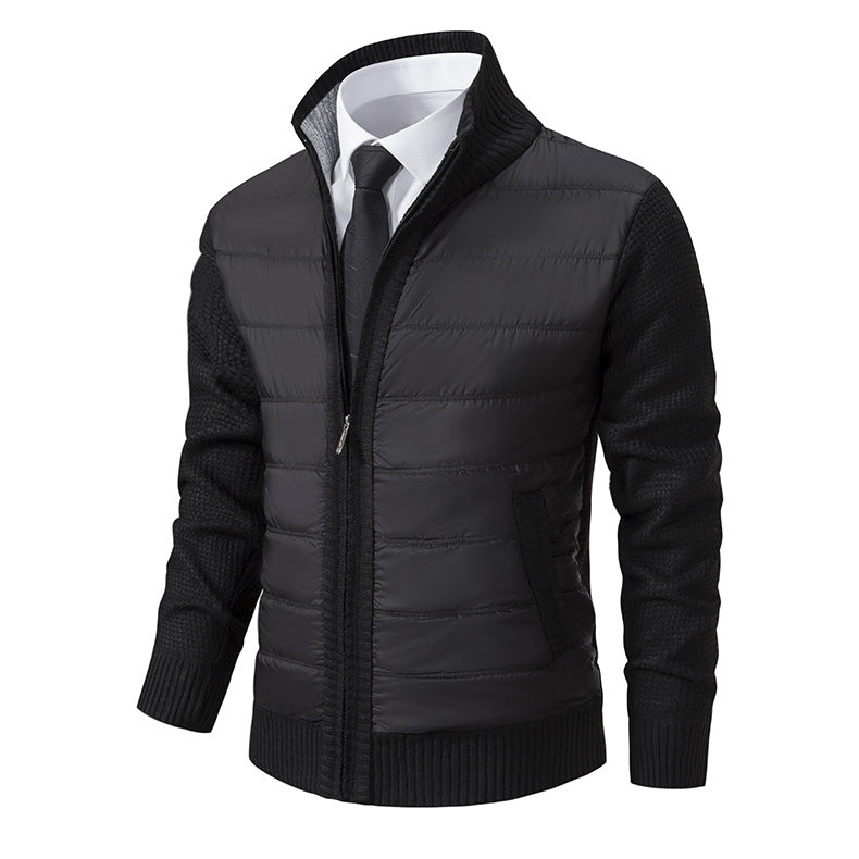 Herren Hybridjacke Gesteppt Modern Elastisch