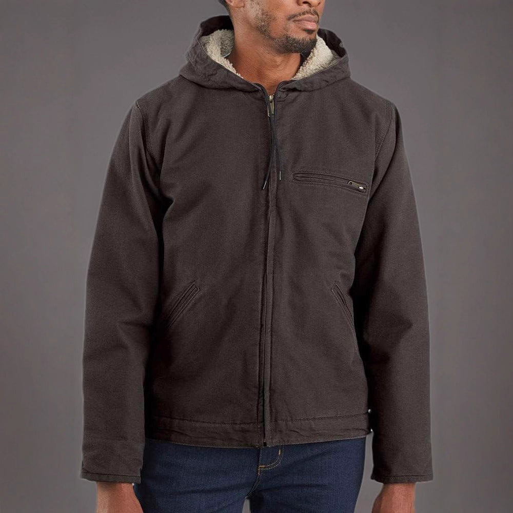 Herren Winterjacke Winddicht Fleece Isoliert Praktisch