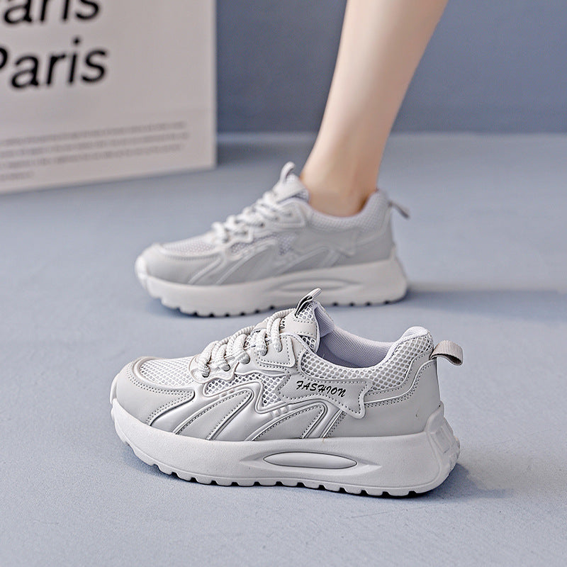Damen Laufschuhe atmungsaktiv mit Weichsohle und Mesh-Oberfläche