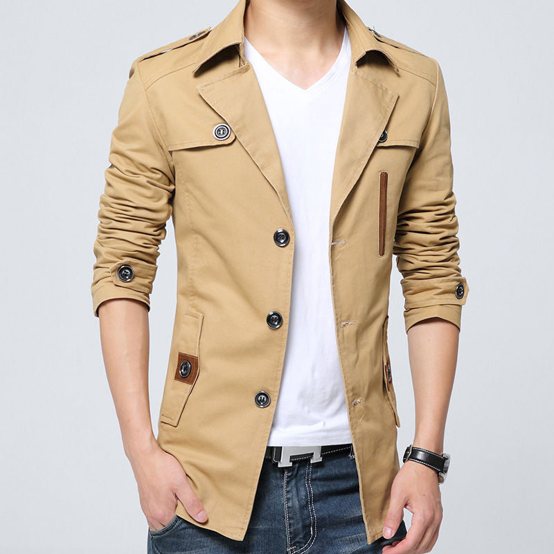 Herren Leinenjacke Modern Slim Fit Sommer - BerlinGlamour