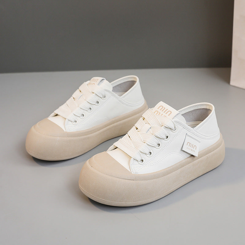 Damen Sneaker Plateau Sportlich Modern