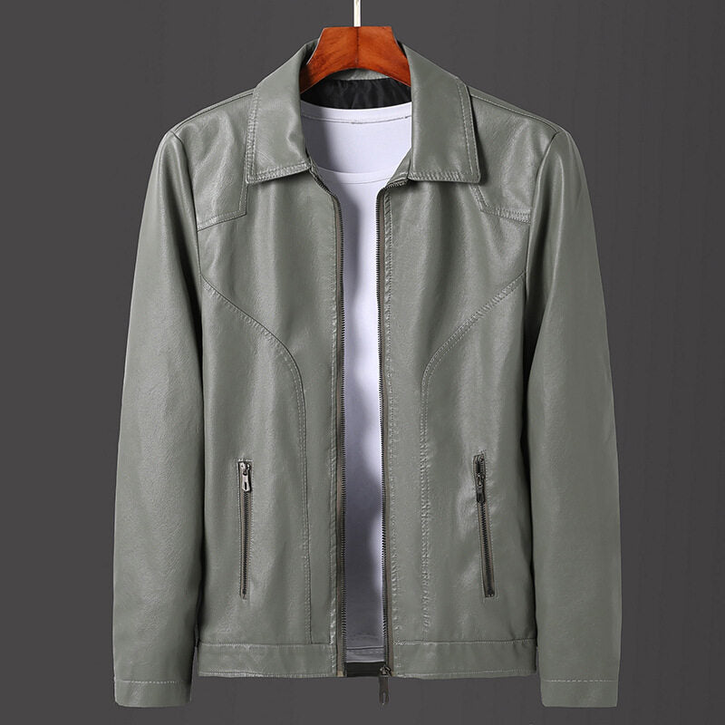 Lederjacke Herren Lässig Urban Schwarz - BerlinGlamour