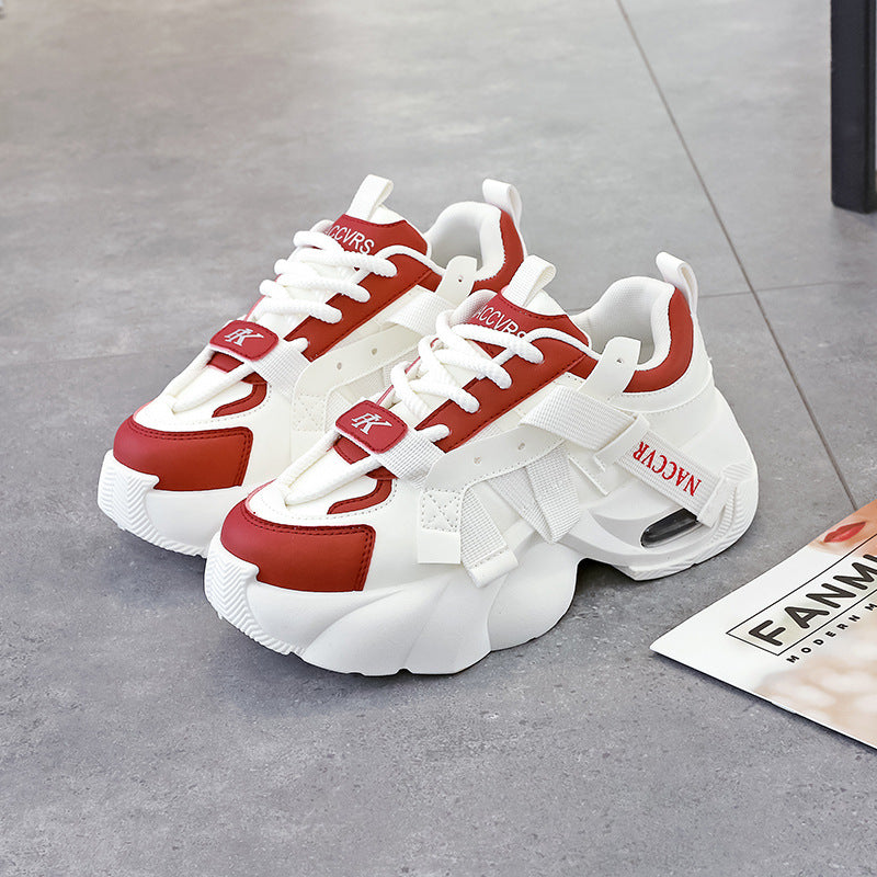 Damen Sneaker Chunky Bequem Gepolstert Sportlich