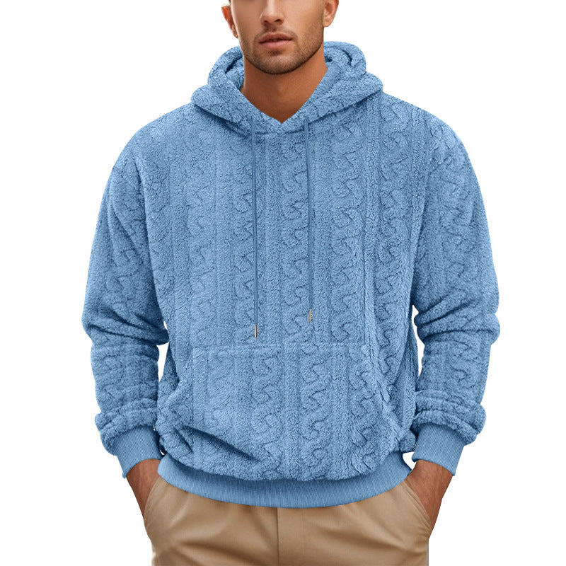 Herren Kapuzenpullover Flauschig Warm