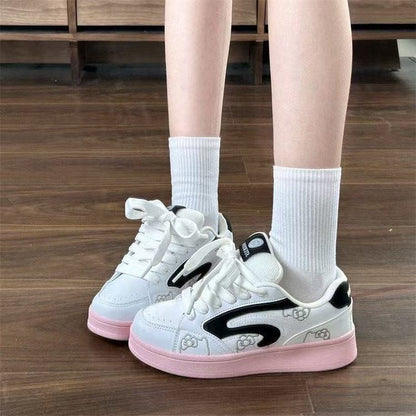 Damen Sneaker Tiermotiv Komfortabel Sportlich