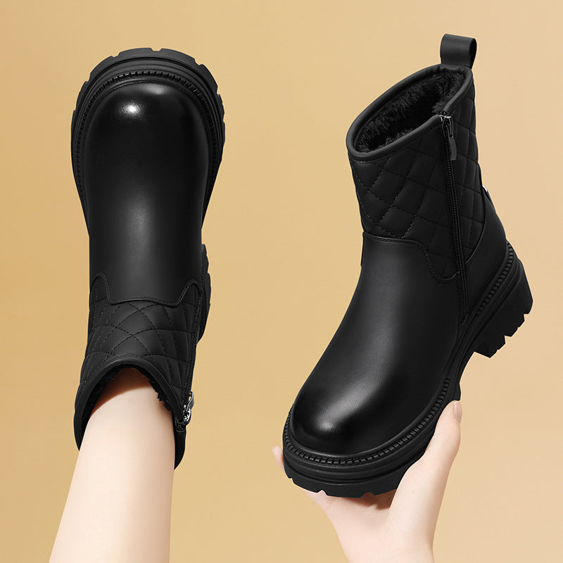 Damen Winterstiefel Warm Weich Innenfutter Robust - BerlinGlamour