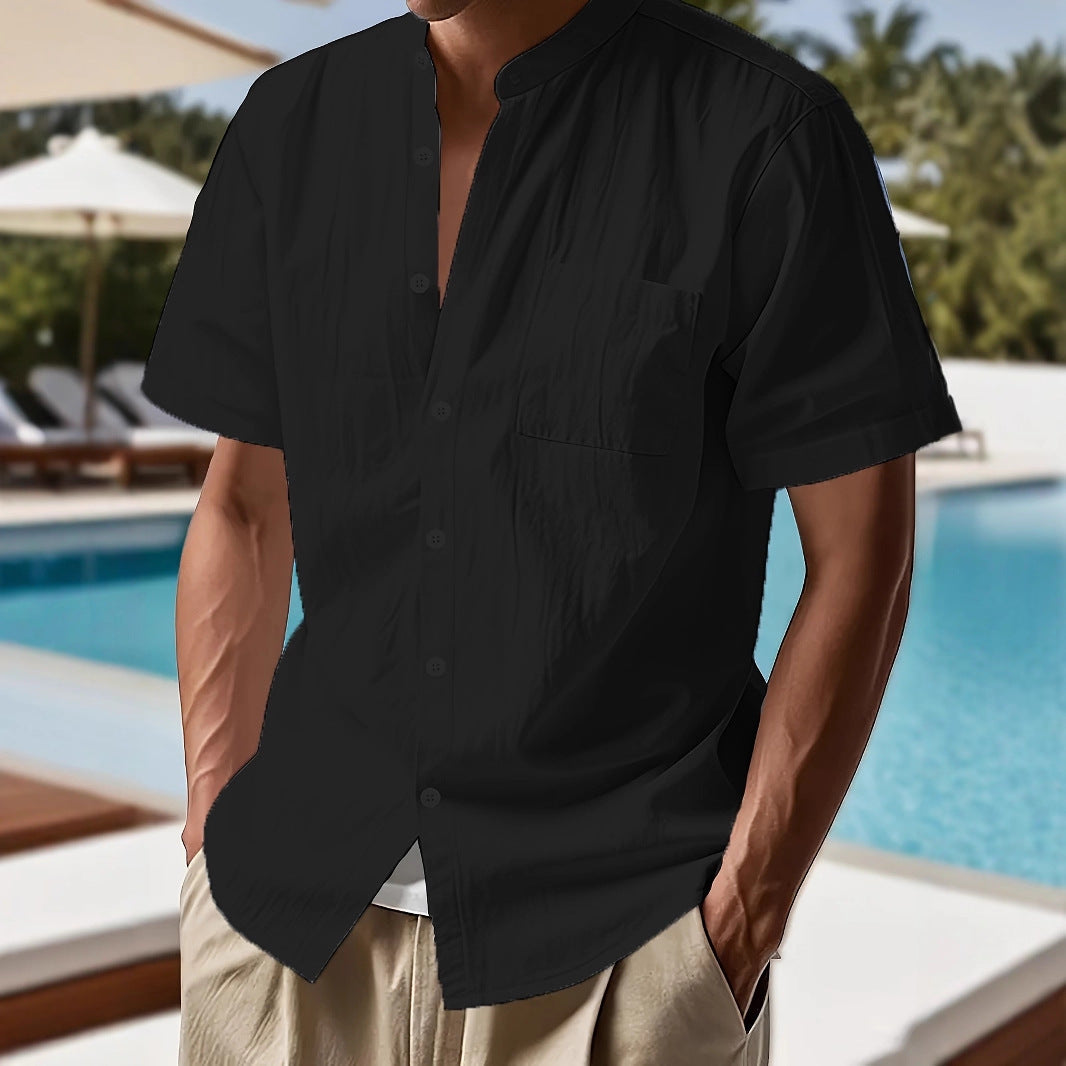 Herren Kurzarm Hemd Leicht Modern Berlin Style