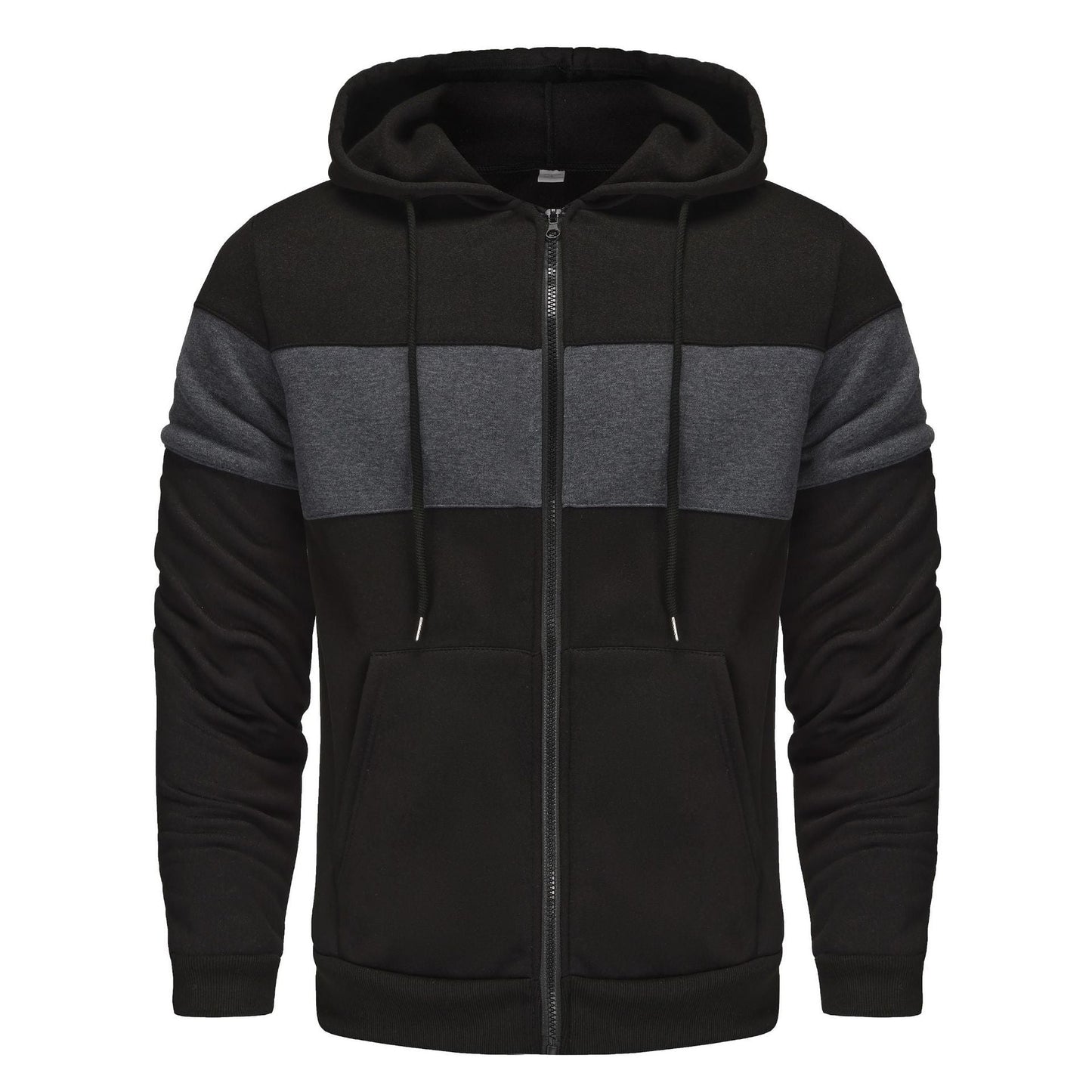Herren Sportjacke Kapuzenjacke Atmungsaktiv Reißverschluss