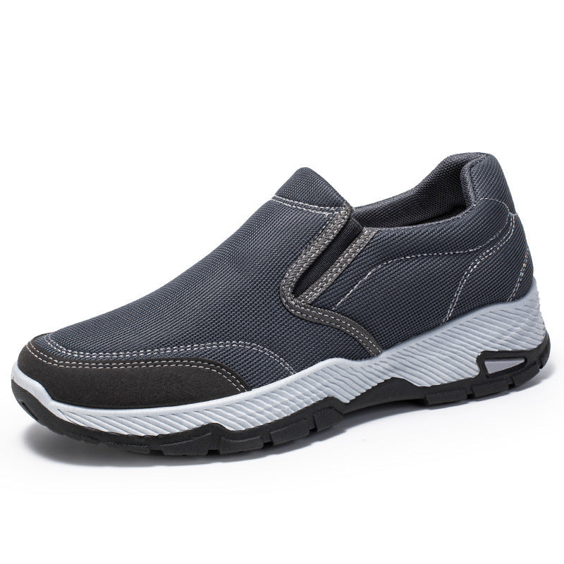 Damen Sportschuhe Bequem Slip-On Rutschfest Weiße Sneaker