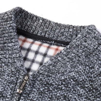 Herren Strickcardigan Modern Sportlich Oversized