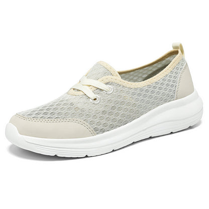 Damen Sneaker Atmungsaktiv Leicht Mesh Freizeitschuhe