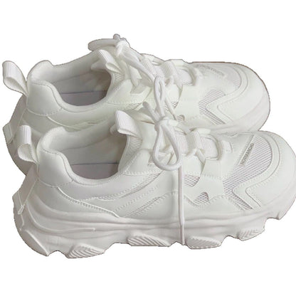 Damen Sneaker Chunky Bequem Komfort Schuhe Schwarz
