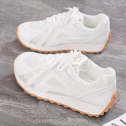 Damen Laufschuhe Sportlich Mesh Atmungsaktiv mit Rutschfester Sohle
