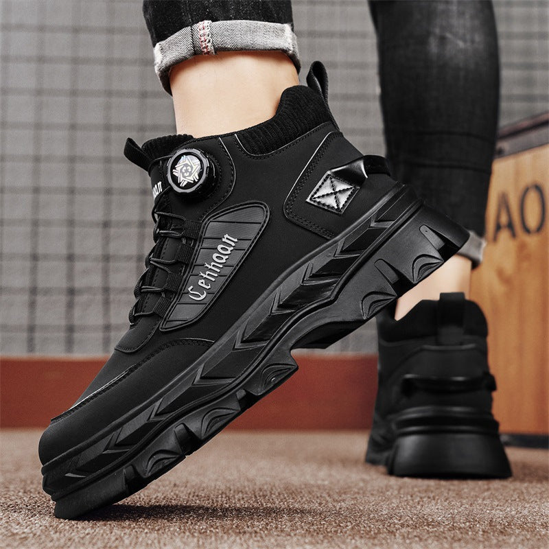 Damen Sneaker Hoch Modisch Robust Rutschfest