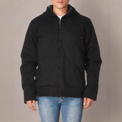 Herren Winterjacke Winddicht Fleece Isoliert Praktisch