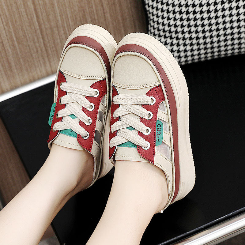 Damen Sneaker Slip-On atmungsaktiv Mesh rutschfest