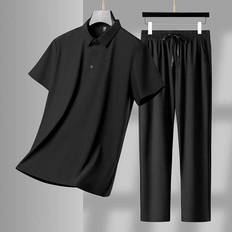 Herren Sportset Poloshirt Sporthose Modern Sportlich