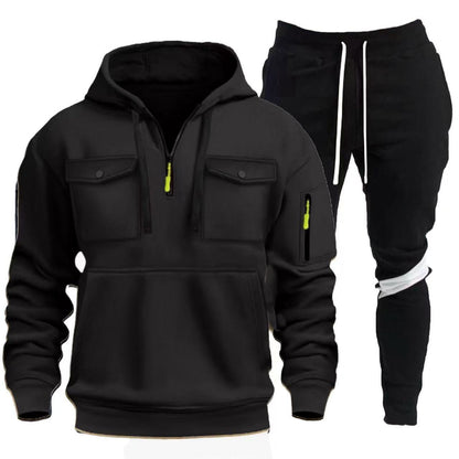 Herren Kapuzenjacke Sportlich mit Sporthose