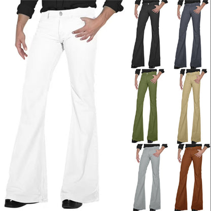 Herren Schlaghose Modern Slim Fit Schwarz - BerlinGlamour