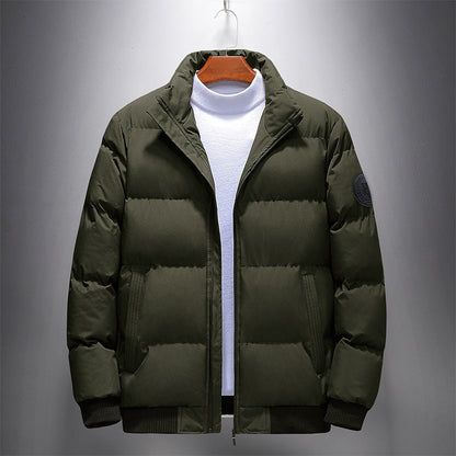 Herren Daunenjacke Warm Winter Schwarz - BerlinGlamour