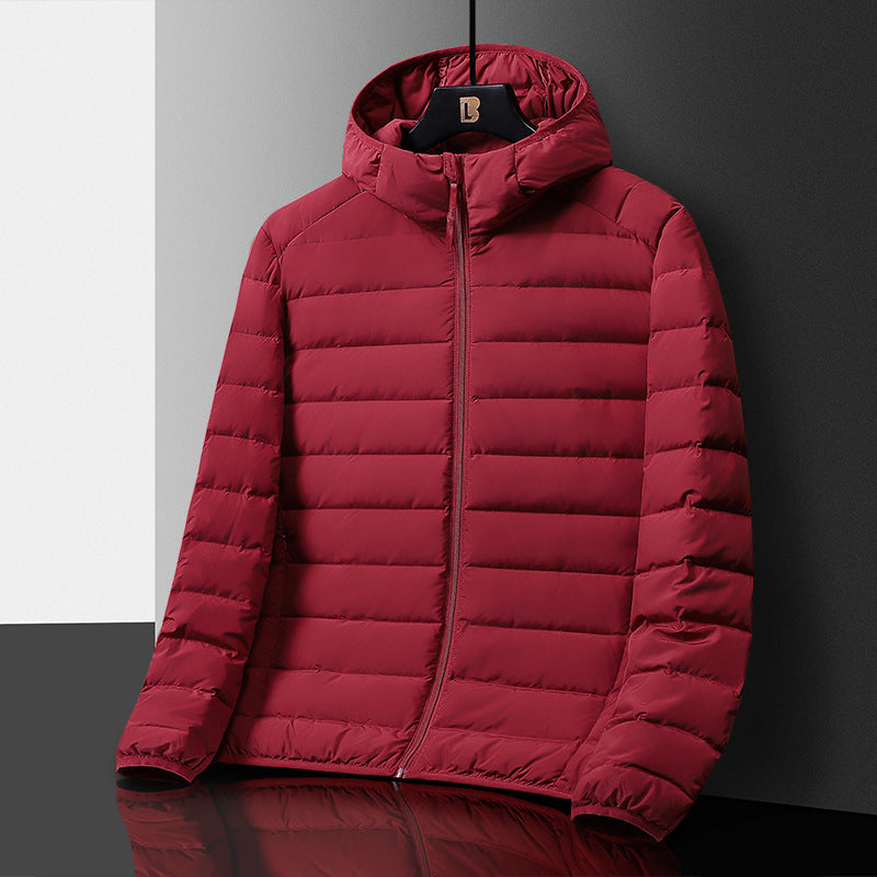 Isolierte Herren Steppjacke Leicht Warm