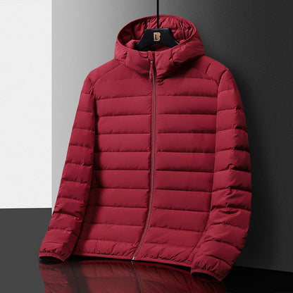 Isolierte Herren Steppjacke Leicht Warm
