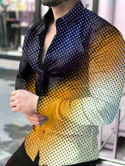 Herren Hemd mit Punktmuster Modern Berlin Style