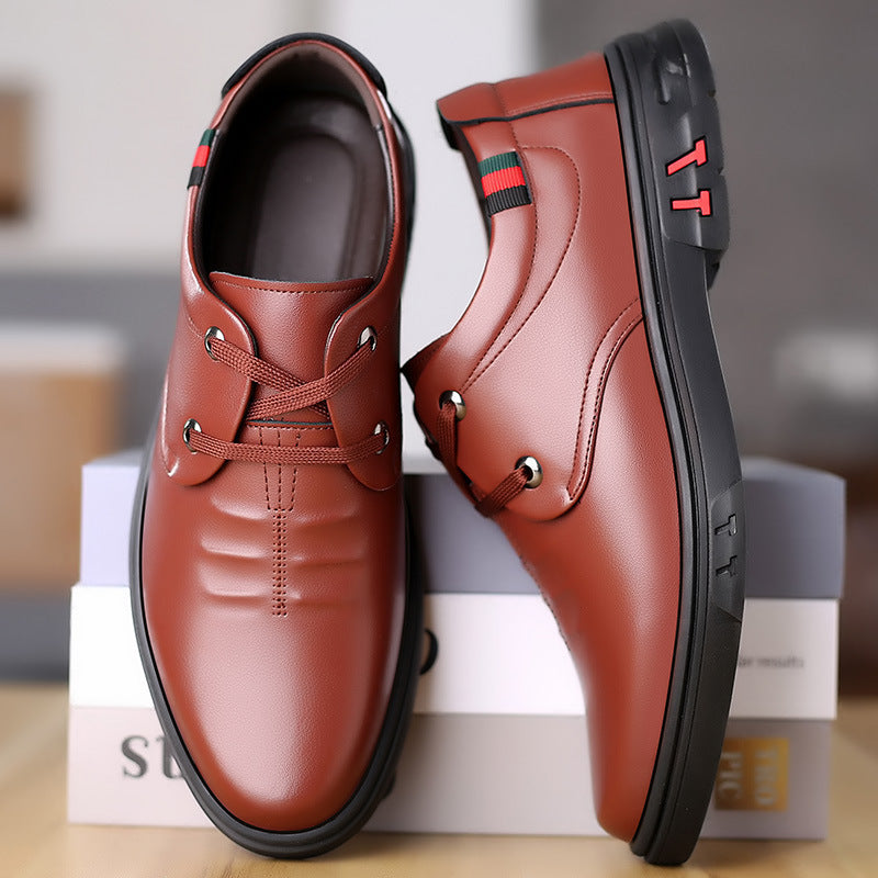 Herren Schnürschuhe Leder Elegante Schwarz Luxus - BerlinGlamour