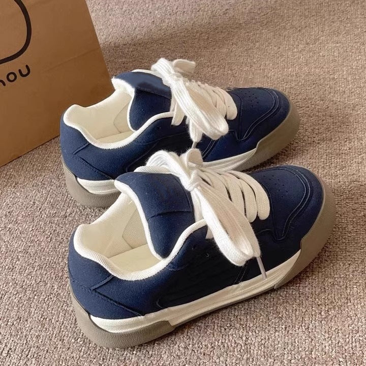 Damen Sneaker Sportlich Komfortabel Weiße Turnschuhe