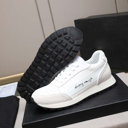 Damen Sneaker Sportlich Leder Laufsohle