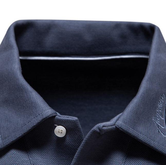Herren Poloshirt Langarm atmungsaktiv Modern Berlin