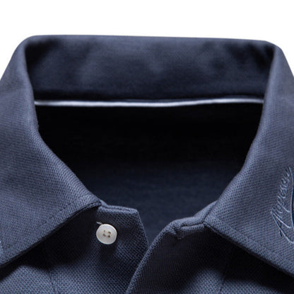 Herren Poloshirt Langarm atmungsaktiv Modern Berlin