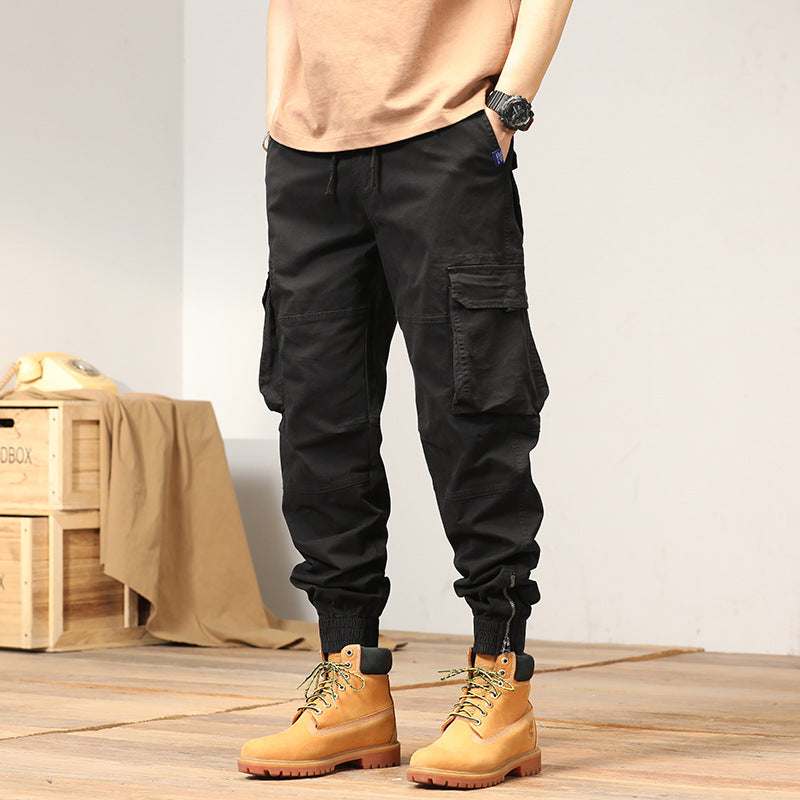 Herrenhose Urban Style Vieltaschig Elastisch