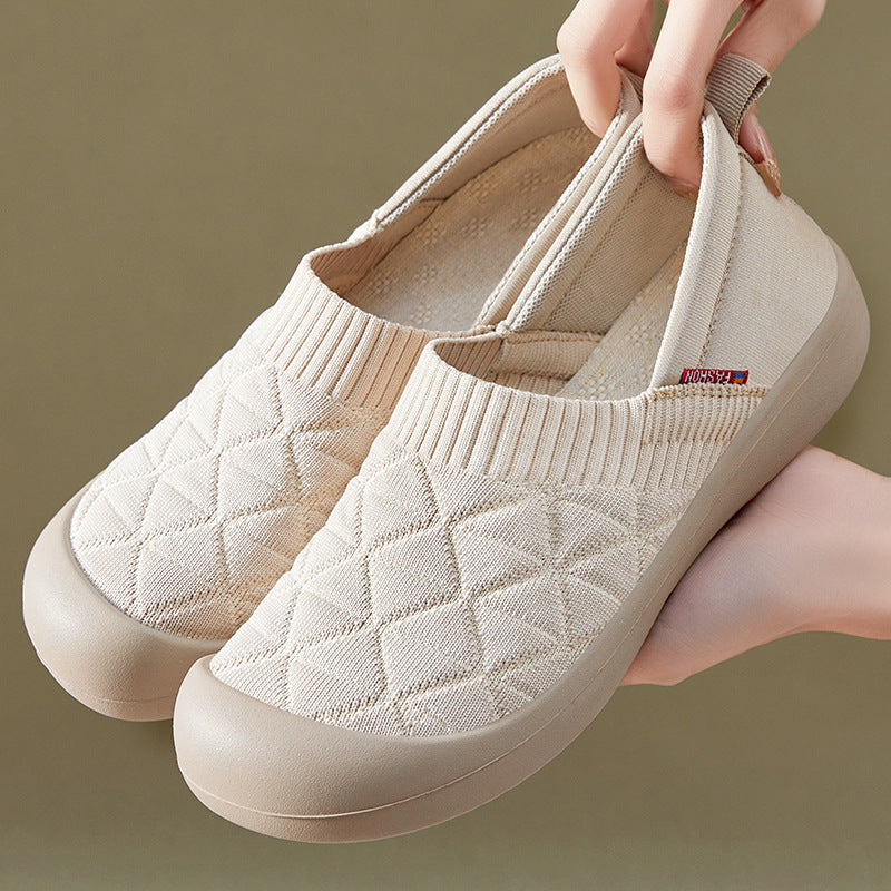 Damen Clogs Bequem Slip-On Elastisch Komfort Schuhe