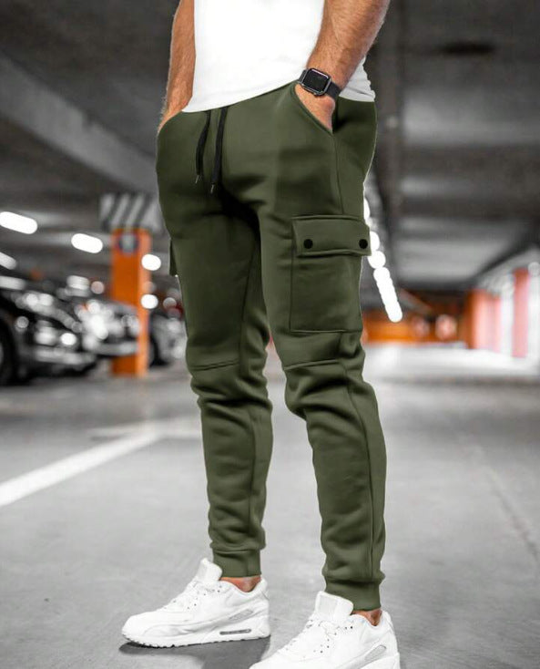 Herren Joggerhose Sportlich Bequem Mit Taschen
