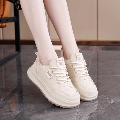 Damen Sneaker Dicke Sohle Ergonomisch Bequem Sportlich