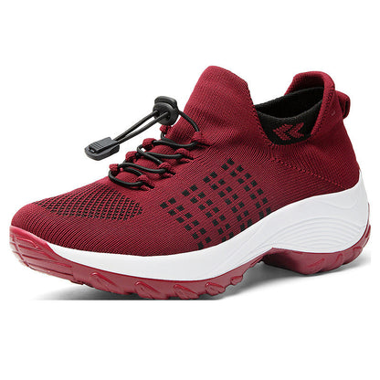 Damen Laufschuhe Atmungsaktiv mit Schnürsystem