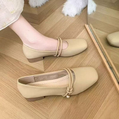 Damen Ballerinas Bequem Elegante Spitze Schnürsenkel