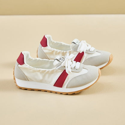 Damen Sneaker Leicht Bequem Schnürsystem Weich