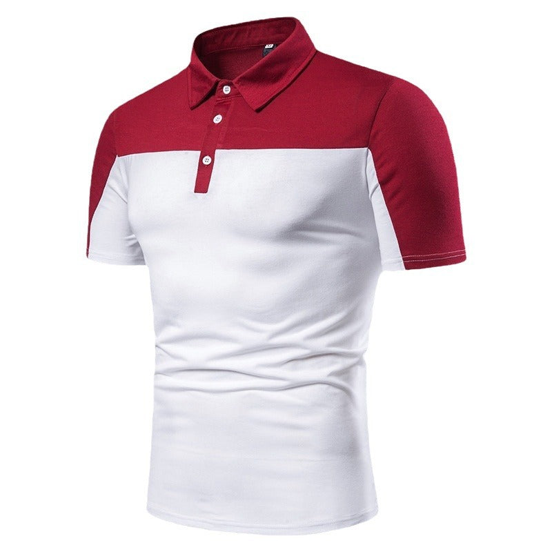 Herren Poloshirt Sportlich Modern mit Grafikdesign