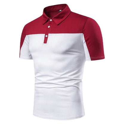 Herren Poloshirt Sportlich Modern mit Grafikdesign