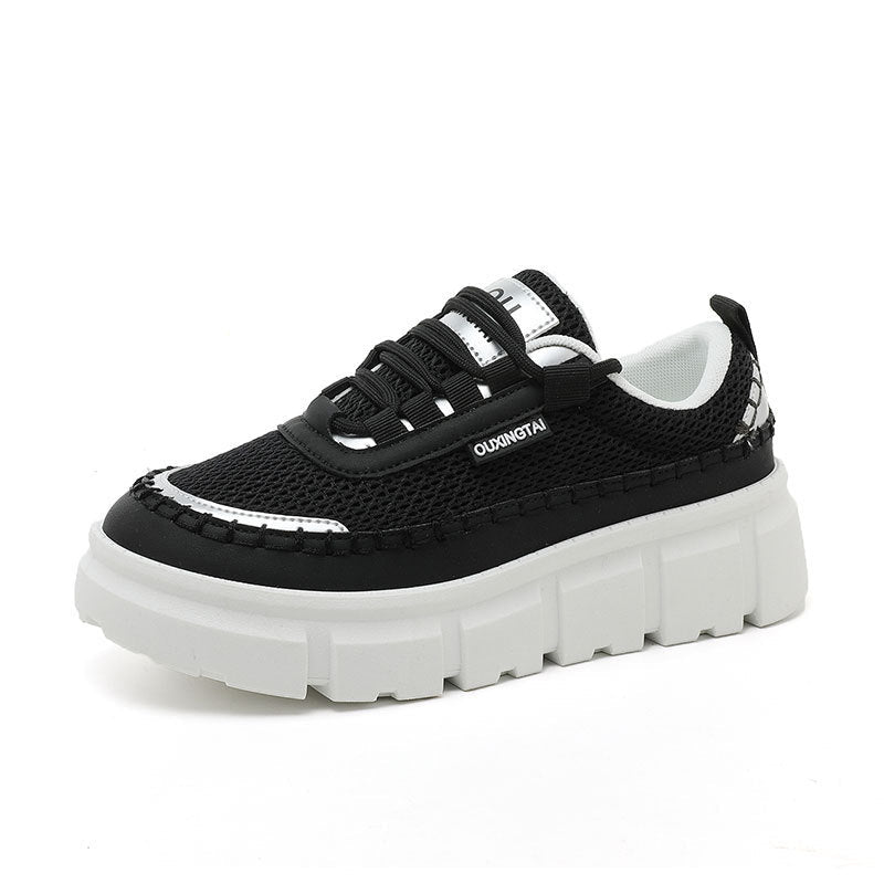 Damen Sneaker Sportlich Atmungsaktiv mit Federung