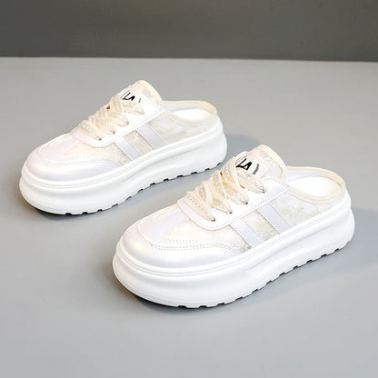 Damen Freizeitschuhe Bequem Modisch Großes Fersenloch