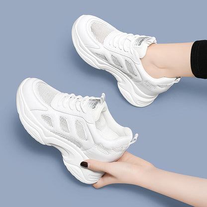 Damen Laufschuhe Bequem Atmungsaktiv Mesh Sneaker Sport