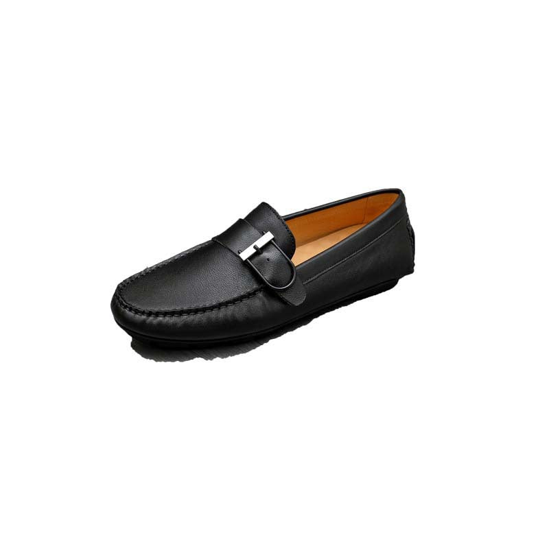 Damen Mokassins Elegante Schnalle Schuhe Heidi Style