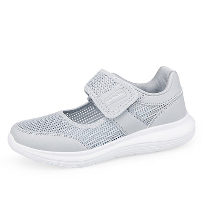 Damen Sneaker Sportlich Atmungsaktiv Netzdesign Schwarz