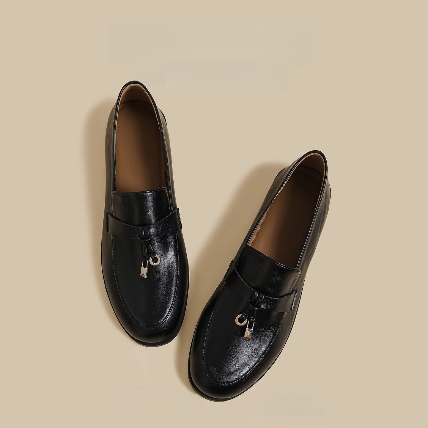 Damen Mokassins edel verziert Mode Schuhe Frauen