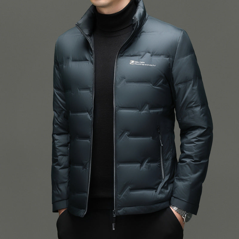 Herren Daunenjacke Warm Leicht Wasserdicht