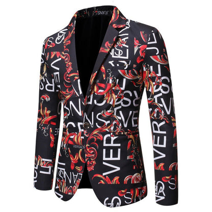 Herren Blazer Modern Berlin Style Schriftzug
